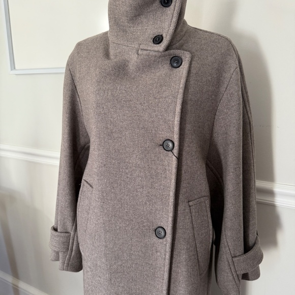 Zara Manteco wool blended oversized coat | Size S - Picture 4 of 14